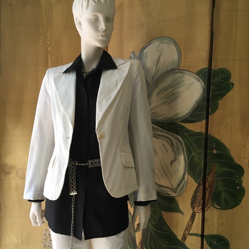 Isabel De Pedro cotton white jacket small